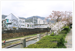 阪急芦屋川駅すぐ